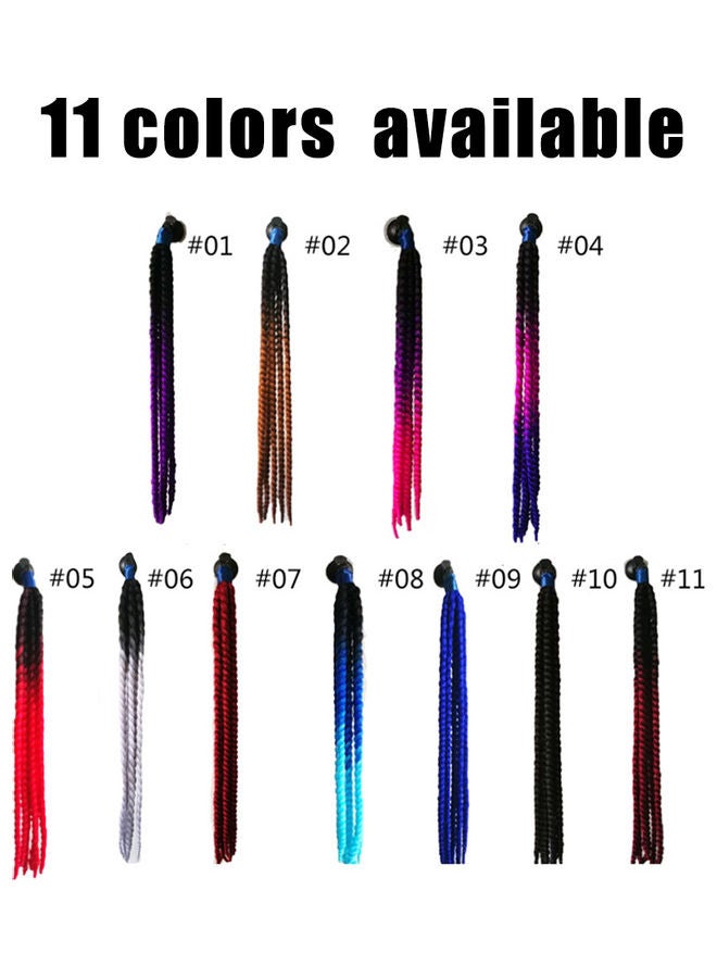 Motorcycles Gradient Ramp Helmet Decorate Braids Retro Motorbike Helmet Braids - Image 2