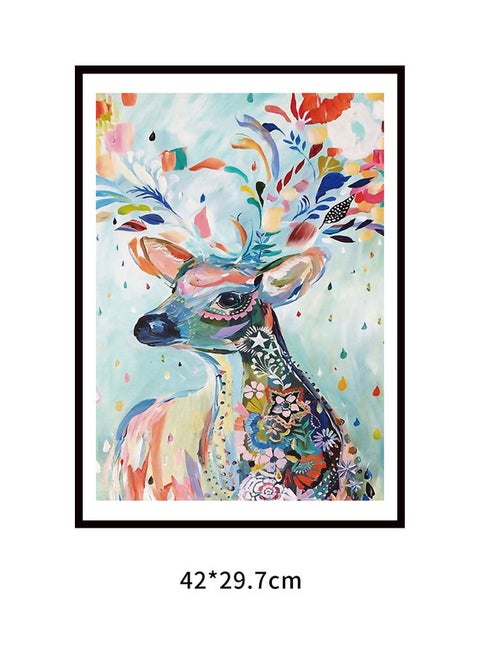 1000-Piece Camouflage Deer Rectangular Jigsaw Puzzle Set