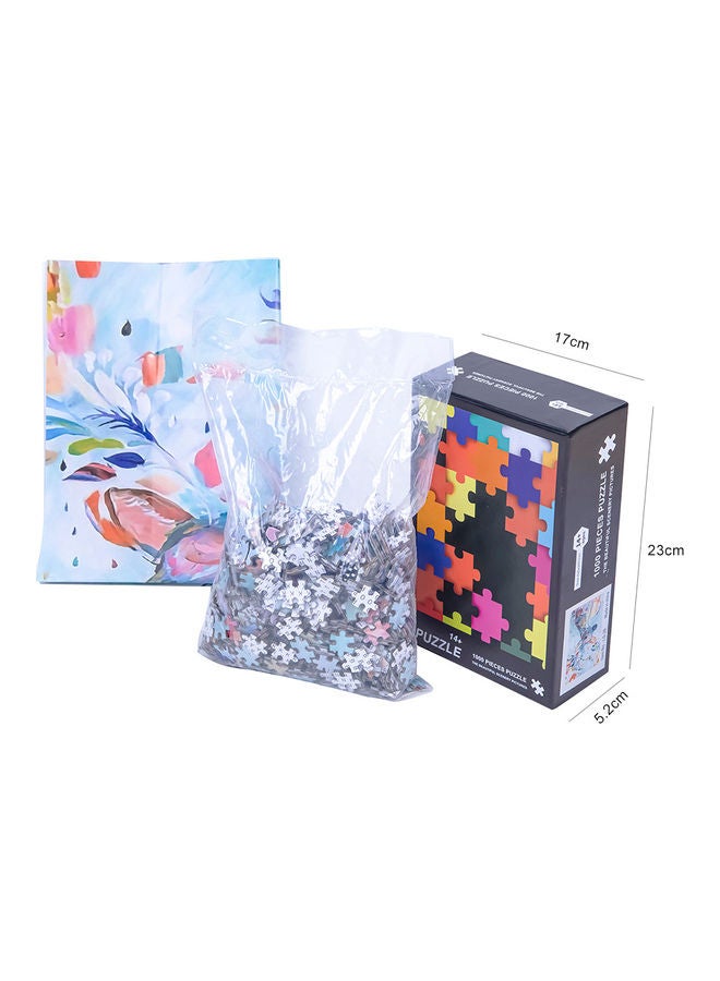 1000-Piece Camouflage Deer Rectangular Jigsaw Puzzle Set