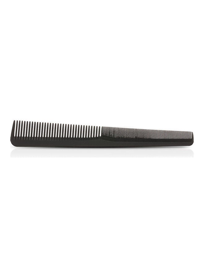 Plastic Fine Tooth Hair Styling Comb Black - Image 3