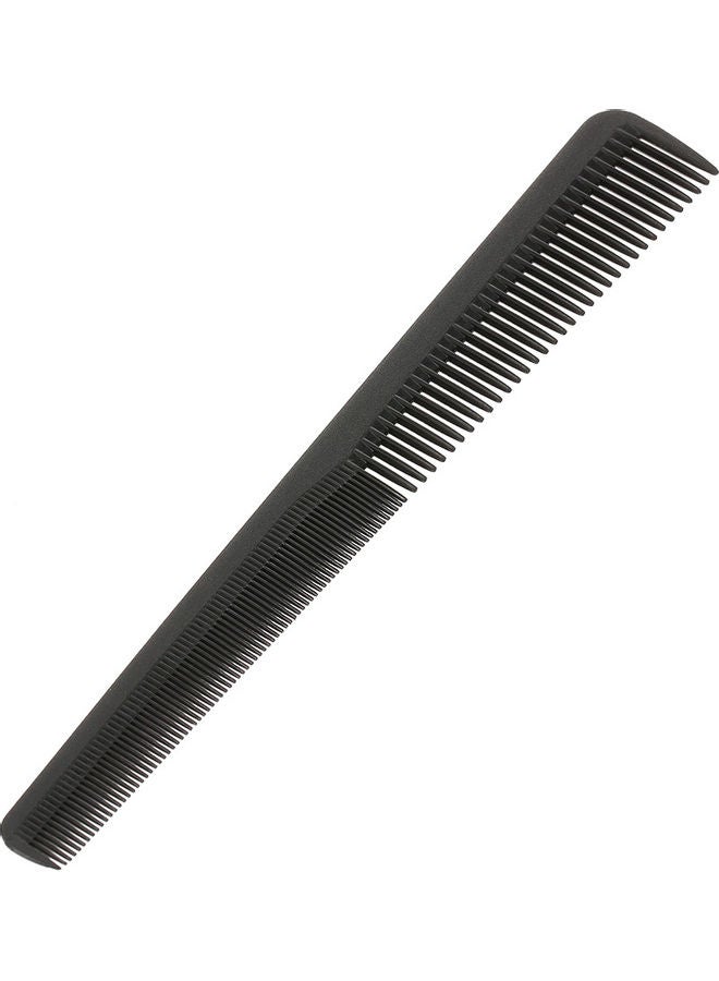 Plastic Fine Tooth Hair Styling Comb Black - Image 5
