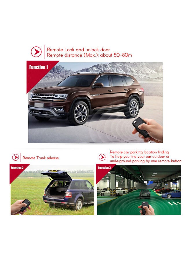 Generic - Universal Car Door Lock Trunk Release Keyless Entry System - Image 1