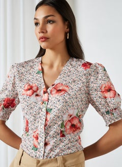 Keiera Floral Print Blouse Multi - v1616336927/N44263109V_4