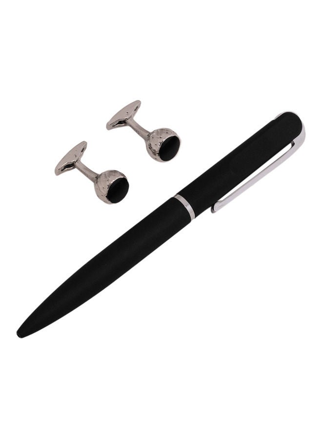 فونيم طقم أزرار أكمام القمصان وقلم - Image 1