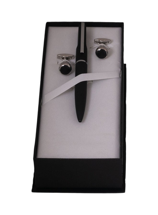 فونيم طقم أزرار أكمام القمصان وقلم - Image 2