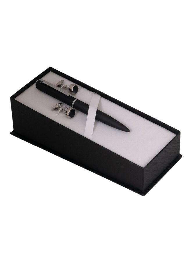 فونيم طقم أزرار أكمام القمصان وقلم - Image 3