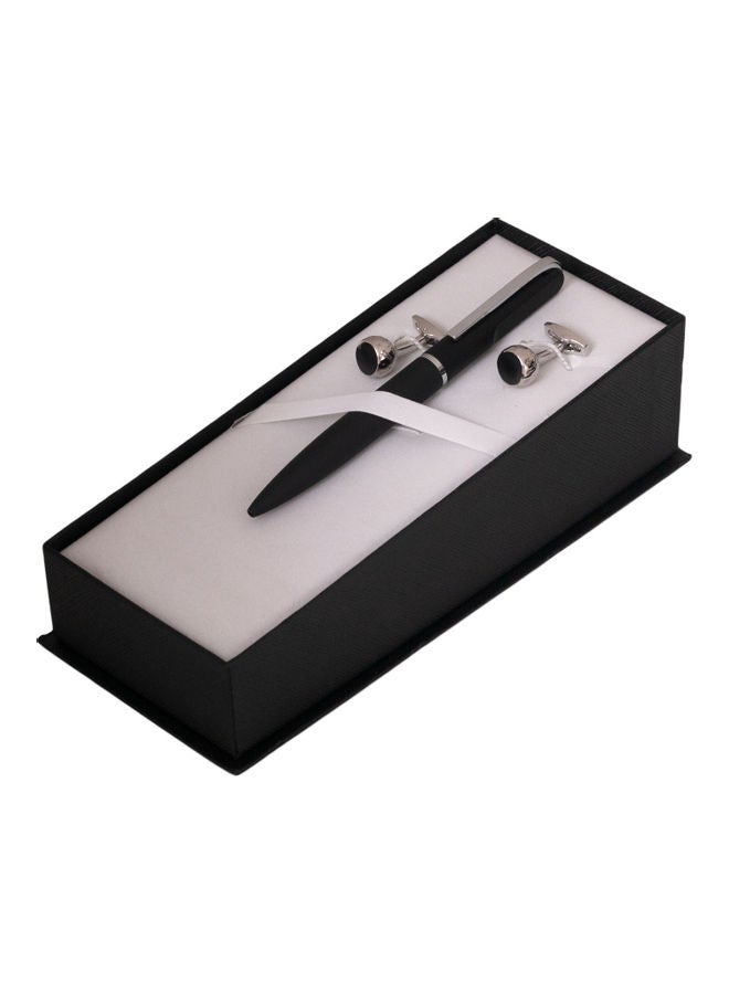 فونيم طقم أزرار أكمام القمصان وقلم - Image 4