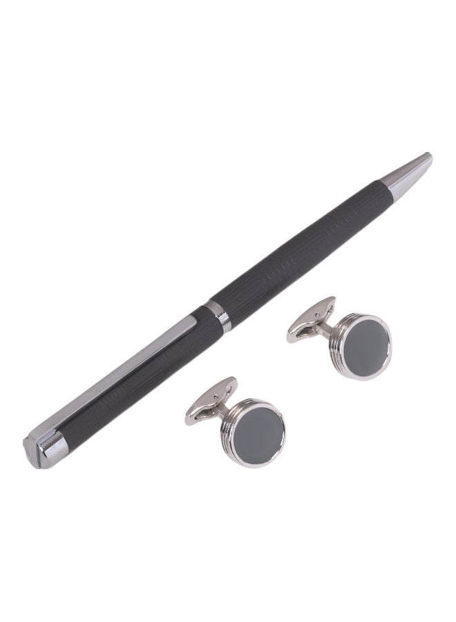 Attractive Cufflink And Pen Set