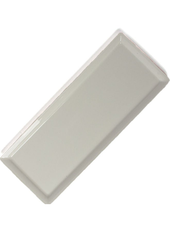 سكوالو صحن تقديم مسطح أبيض 25x10سم - Image 4