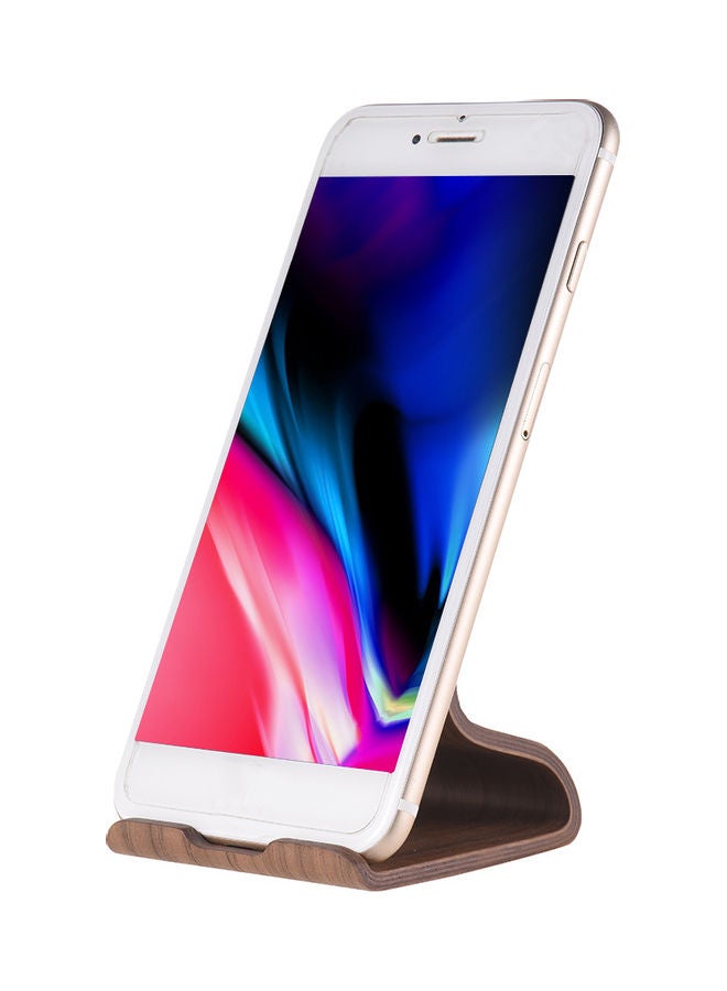 SAMDI Wooden Phone Stand Holder Brown  - Image 3