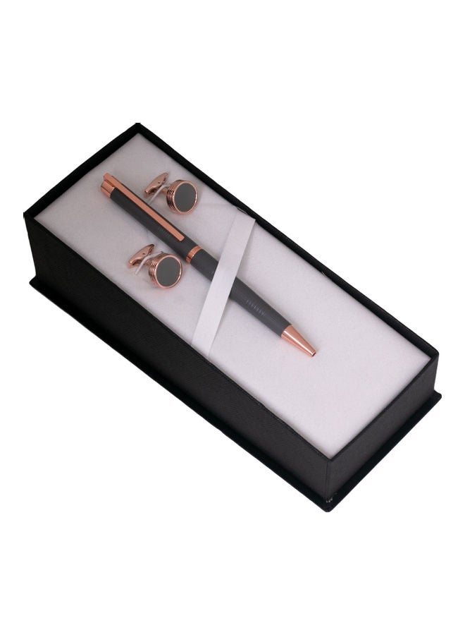 Corato Pair Of Cufflinks With Pen Set - Image 2