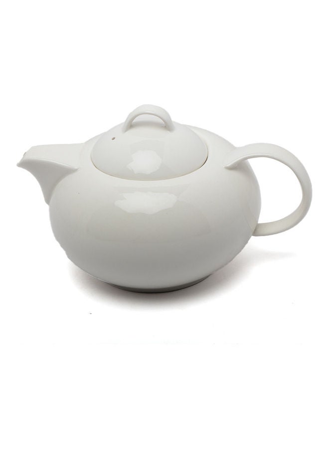 سكوالو إبريق شاي بتصميم عصري وأنيق أبيض 1220ملليلتر - Image 1