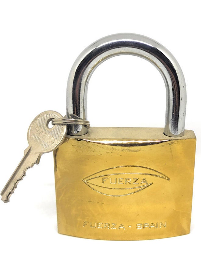 Padlock Gold 75mm 