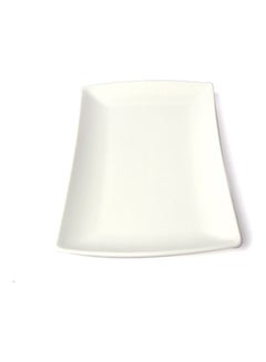 Squalo Elegant Flat Serving Plate White 17.7x30.4cm  - Image 4