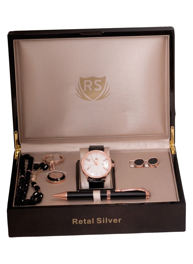 RS - Men's Analog Wrist Watch Gift Set - Image 1