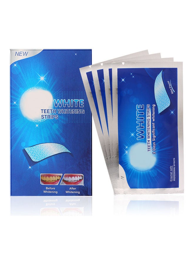 14-Piece Teeth Whitening Strips White 12x1.5x6.5cm - v1616340211/N45505174A_2