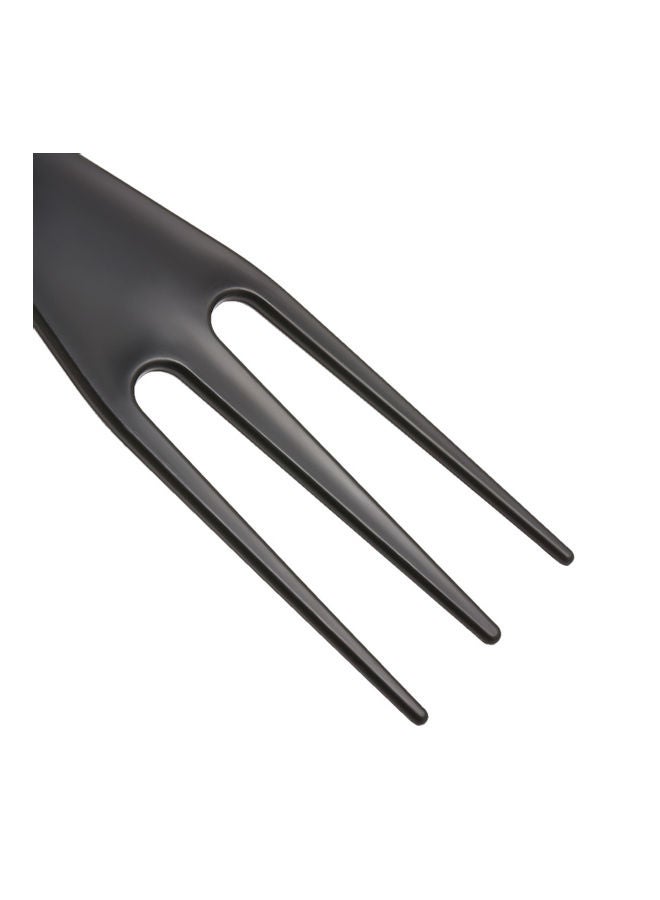 3-In-1 Plastic Detangling Hair Comb Black - Image 4