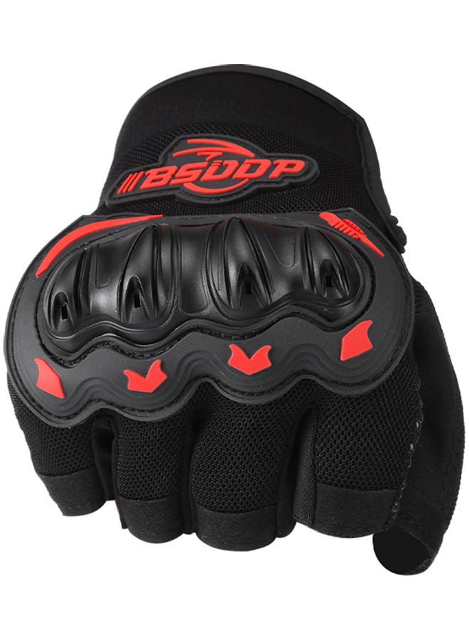 Generic 1-Pair Non-Slip Half-Finger Motorbike Glove for Climbing Hiking - Image 2