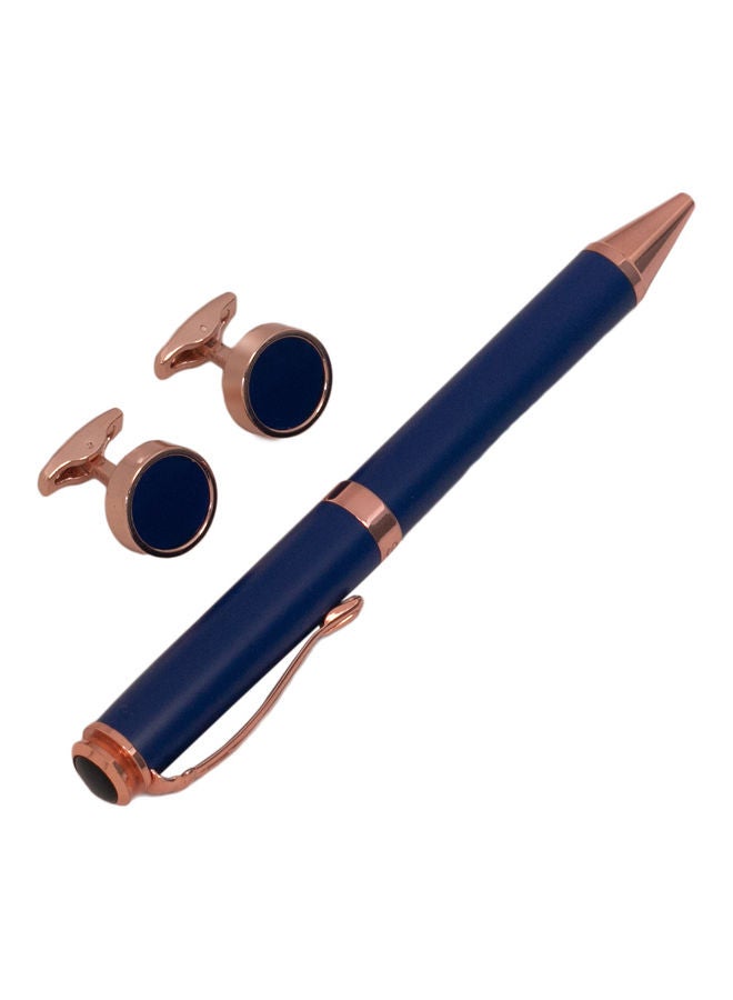 آر إس طقم أزرار أكمام القمصان وقلم - Image 1