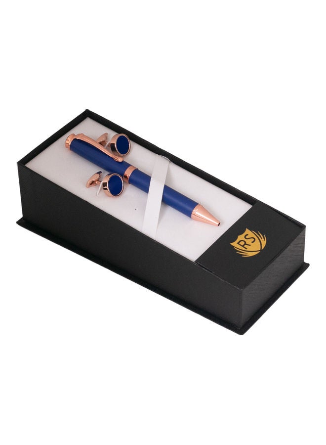 آر إس طقم أزرار أكمام القمصان وقلم - Image 2