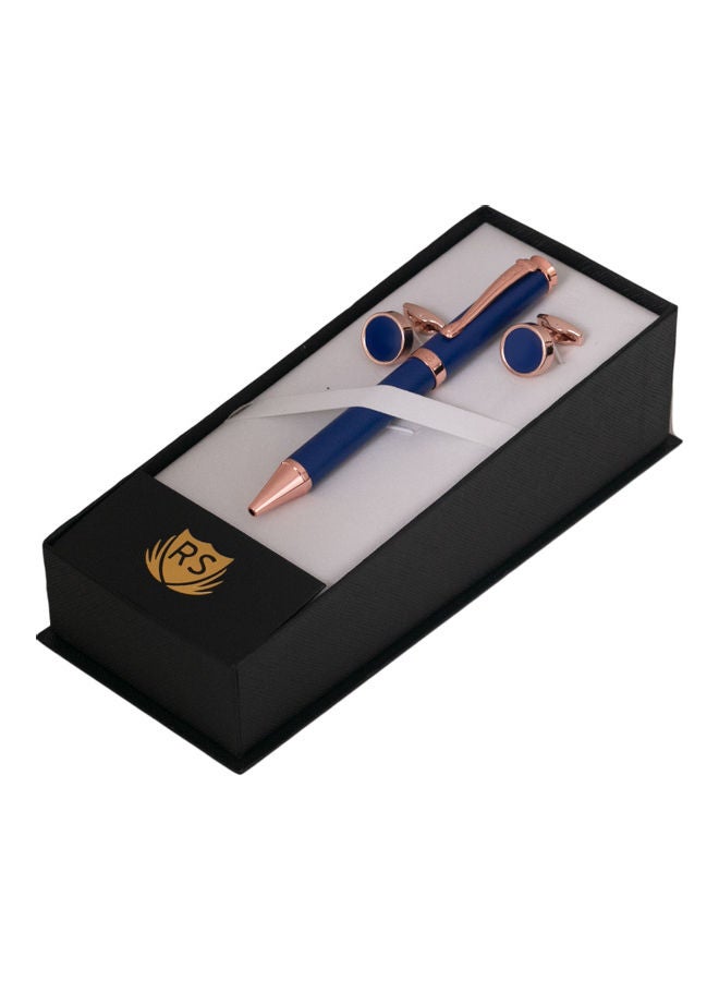 آر إس طقم أزرار أكمام القمصان وقلم - Image 4