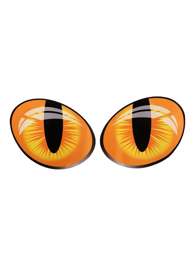 Generic 2-Piece Funny Cat Eyes Car Sticker  - Image 1