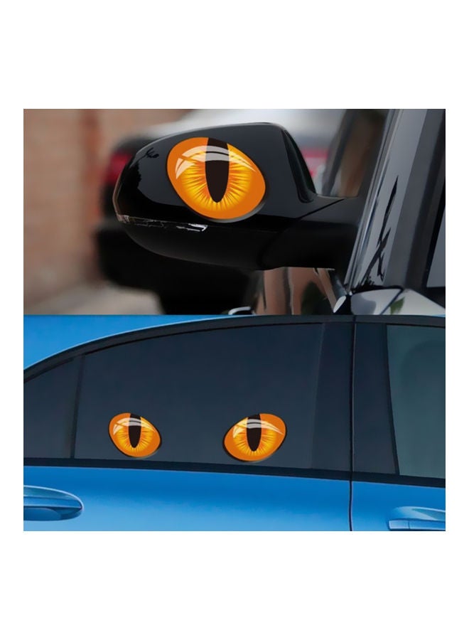 Generic 2-Piece Funny Cat Eyes Car Sticker  - Image 3