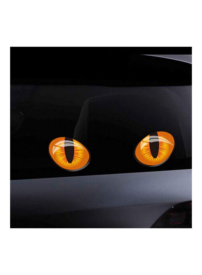 Generic 2-Piece Funny Cat Eyes Car Sticker  - Image 5