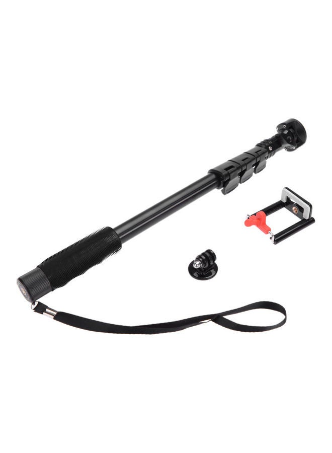 Selfie Stick With Phone Clip Set Black - v1616344233/N45501716A_5