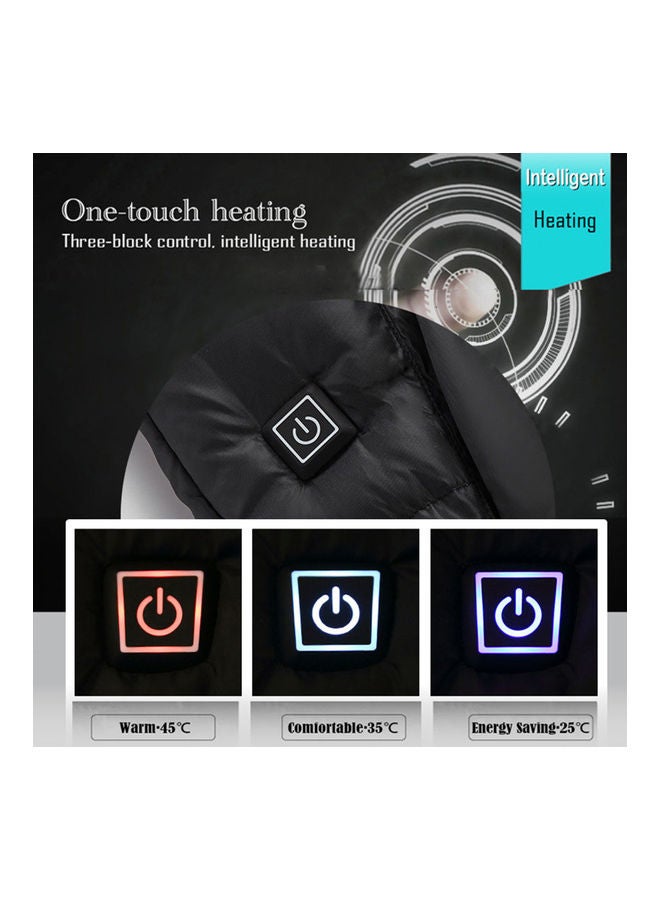 Unisex Electric USB Heated Winter Warm Warm Vest for Motorcycle Travelling - Image 2