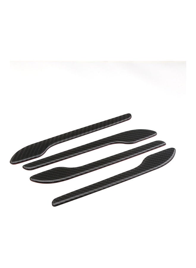 Generic 3D Real Carbon Protector Sticker for Door Handle Set  - Image 2