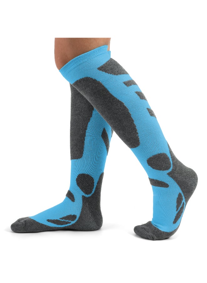 مجموعة جوارب رياضية من زوجين أزرق/رمادي - Image 2