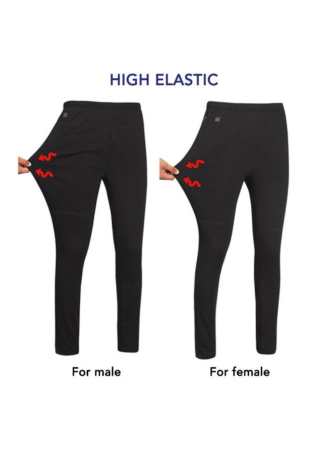 USB Charging Electric Thermal Heating Trousers Black  - Image 5
