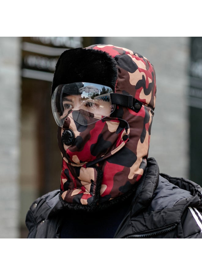 Winter Hat Trapper Hat Face Mask Multicolour  - Image 1