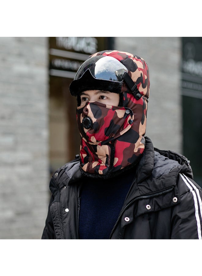 Winter Hat Trapper Hat Face Mask Multicolour  - Image 2