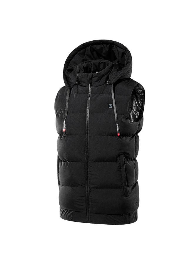USB Heating Windproof Jacket Black - Image 1