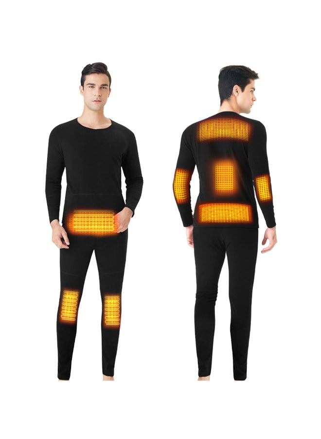 Warm Underwear Suit Set Black  - Image 1