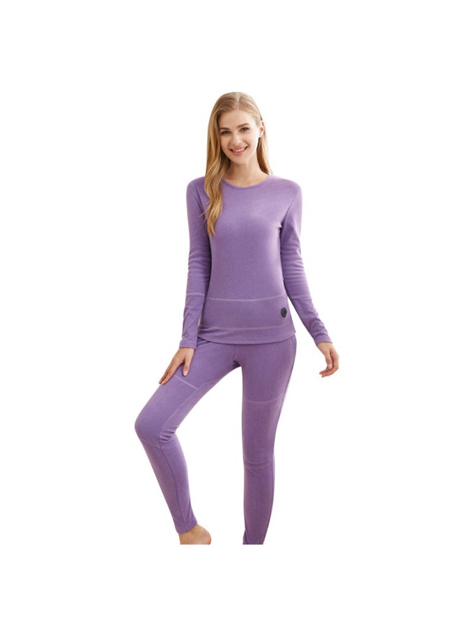 Warm Underwear Suit Set Purple  - Image 1