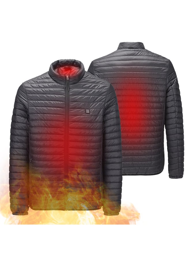 Outdoor USB Heating Coat Black - Image 3
