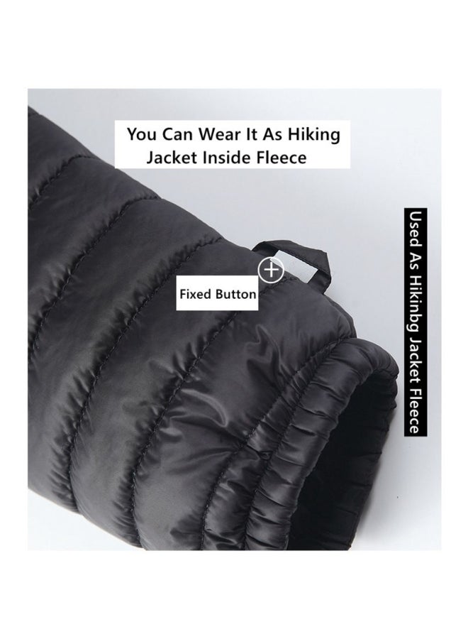 Outdoor USB Heating Coat Black - Image 4