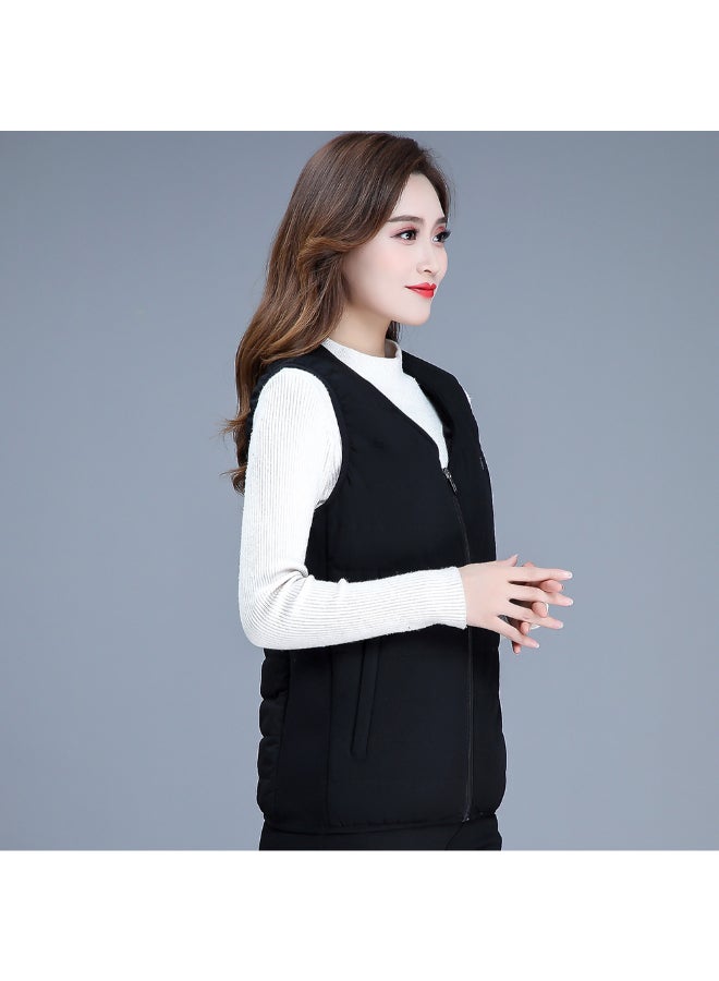 USB Charge Outdoor Heating Vest Black - Image 2