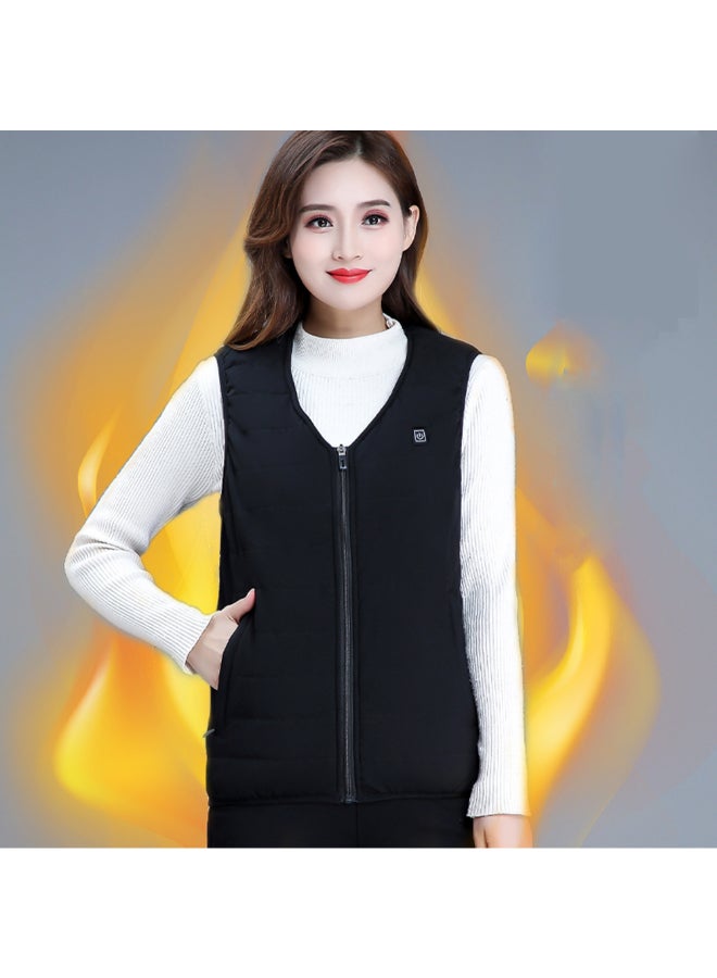 USB Charge Outdoor Heating Vest Black - Image 3