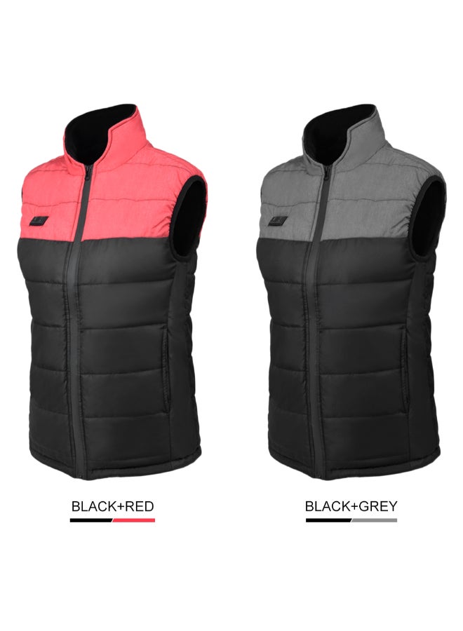 USB Charge Outdoor Heating Vest Pink/Black  - Image 4