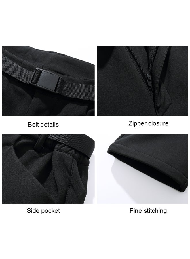 Lightweight Hiking Outdoor Pants Black  - Image 4