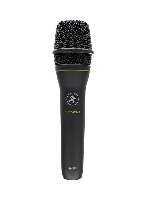 ميكروفون صوتي ديناميكي مع كابل XLR بطول 3 أمتار EM-89D أسود