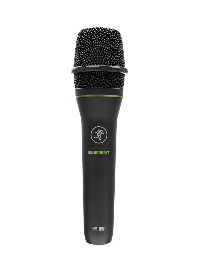 ماكي ميكروفون صوتي ديناميكي مع كابل XLR بطول 3 أمتار EM-89D أسود  - Image 1