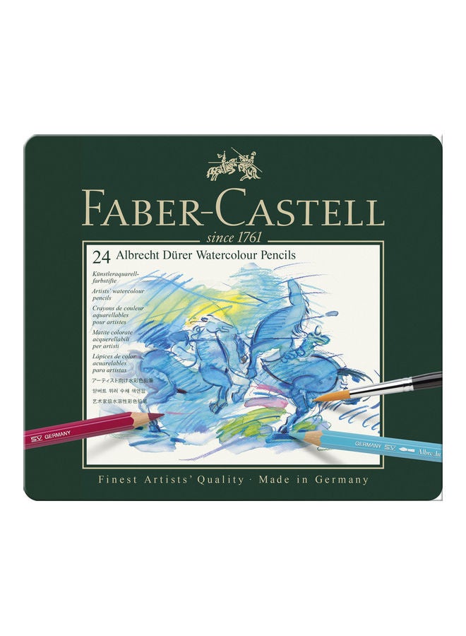 FABER-CASTELL - Pack Of 24 Albrecht Dürer Watercolour Pencil Multicolour - Image 1