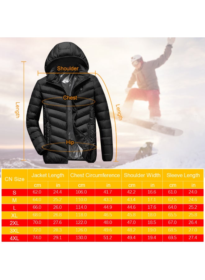 USB Charging Heated Jacket Blue - Image 2