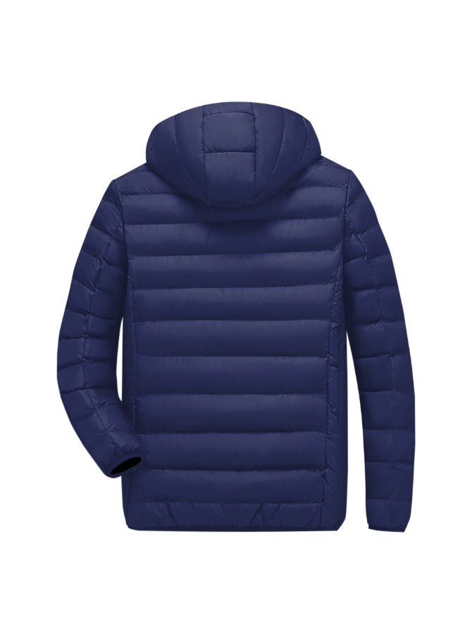 USB Charging Heated Jacket Blue - Image 4