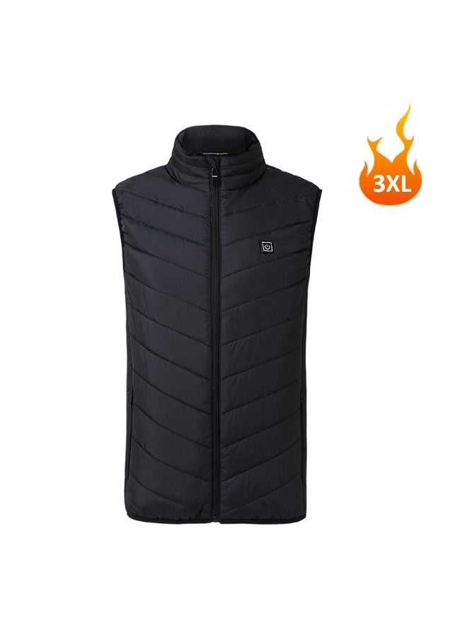 Generic - USB Powered Operated 3 Levels Adjustable Heated Vest Black - Image 1